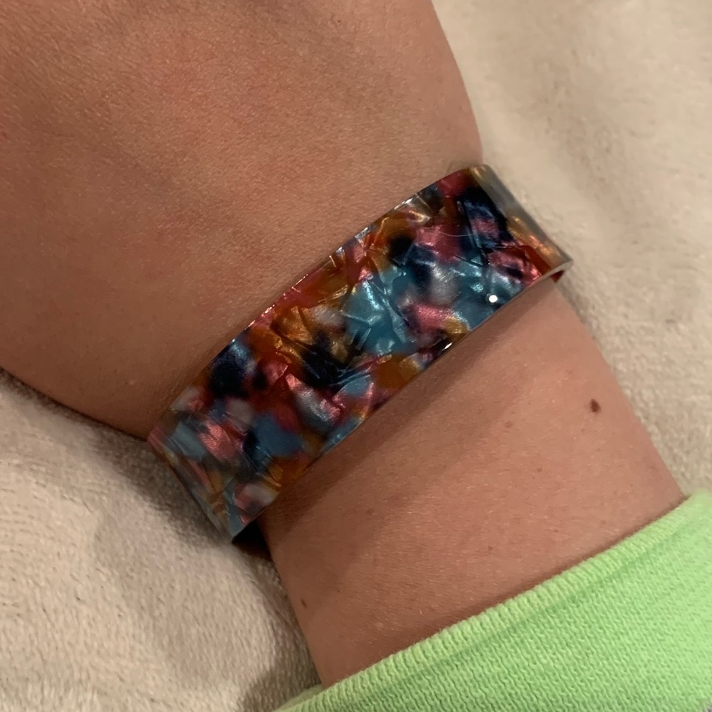 Acrylic rainbow cuff